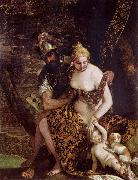 Paolo Veronese Mars and Venus with Cupid and a Dog oil painting reproduction